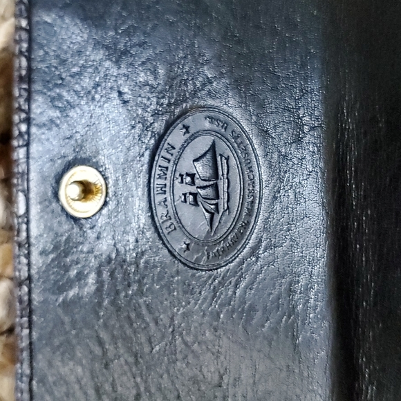 Vintage Brahmin leather and crocodile embossed crossbody and wallet - Picture 9 of 10